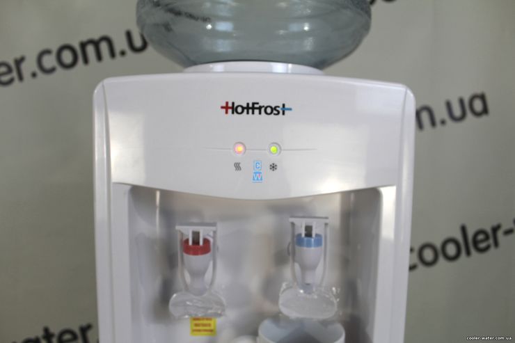 Фото6 обзор кулер для воды HotFrost V118 с нагревом и компрессор