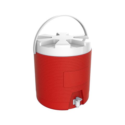 Термос-диспенсер с краном для напитков 6 л Красный