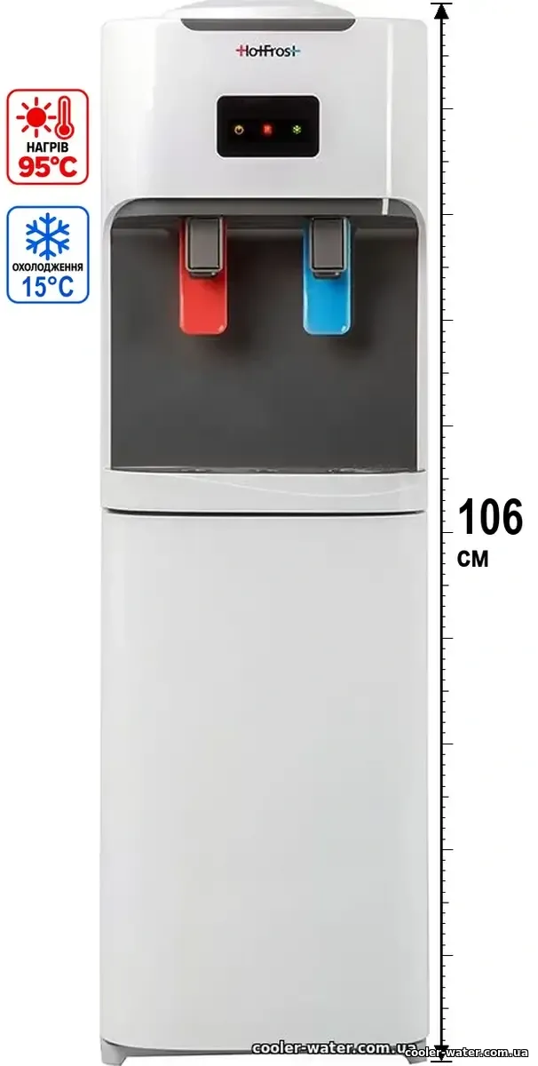 HotFrost V115CE, нагрівання, електронне охолодження та лінійка 106 см