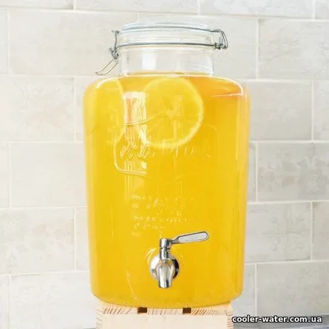 Лимонадник Cold Drink 7,6 л с краном из нержавейки