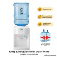 Кулер для воды Ecotronic D270F White