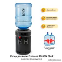 Кулер для воды Ecotronic D65EN Black