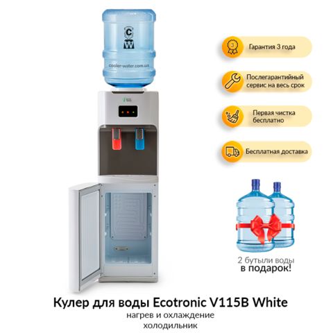 Кулер для воды Ecotronic V115B White