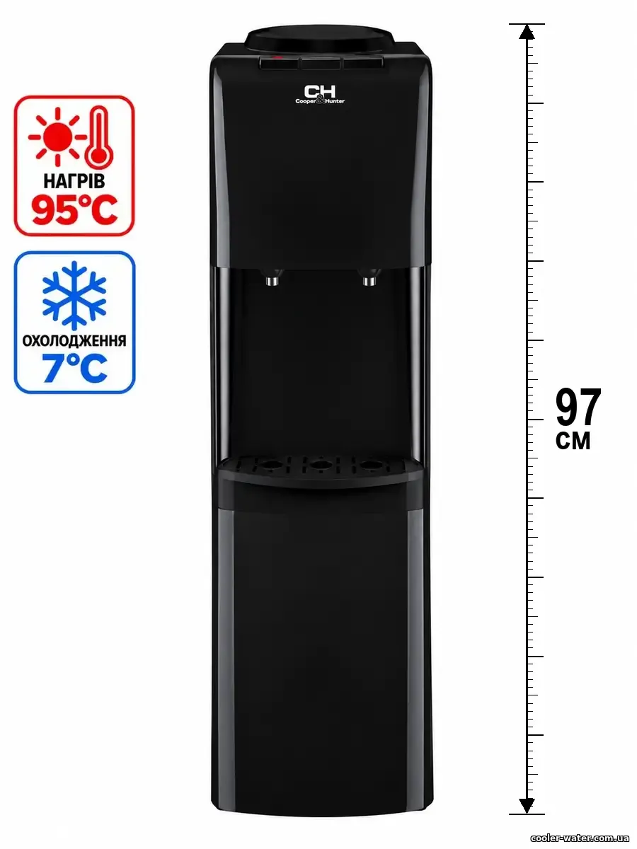 Кулер для води Cooper&Hunter CH-V126B Black