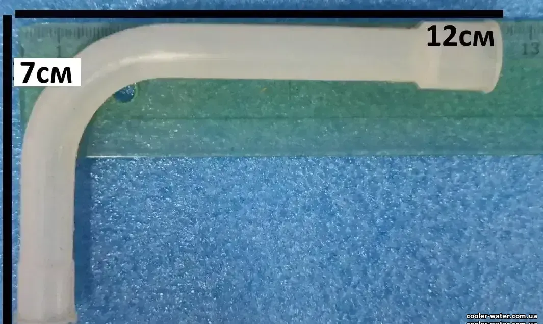 Г-подібна силіконова трубка бак-кран для кулера води 7 × 12 см