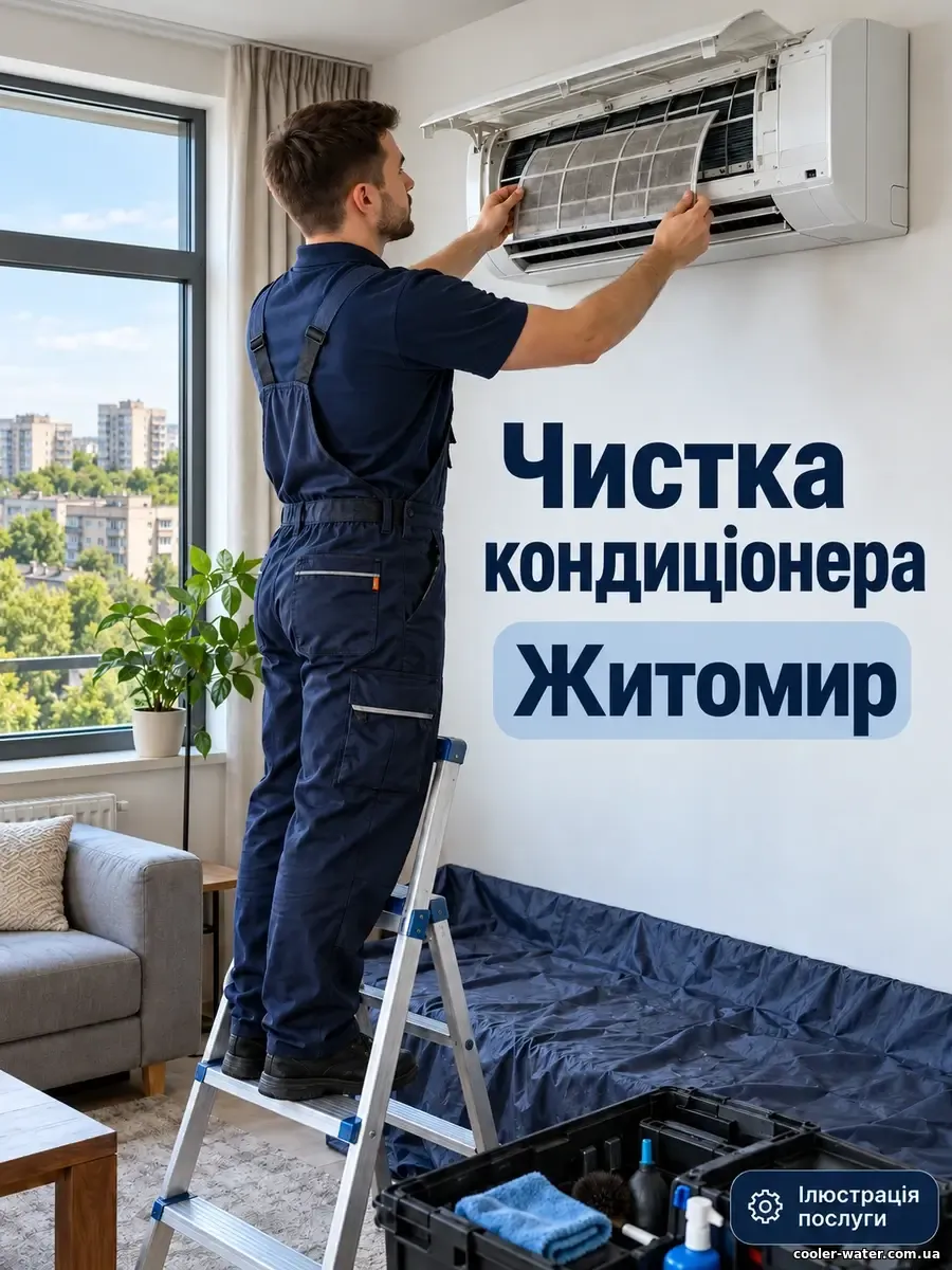 Чистка та дезінфекція кондиціонера у Житомирі