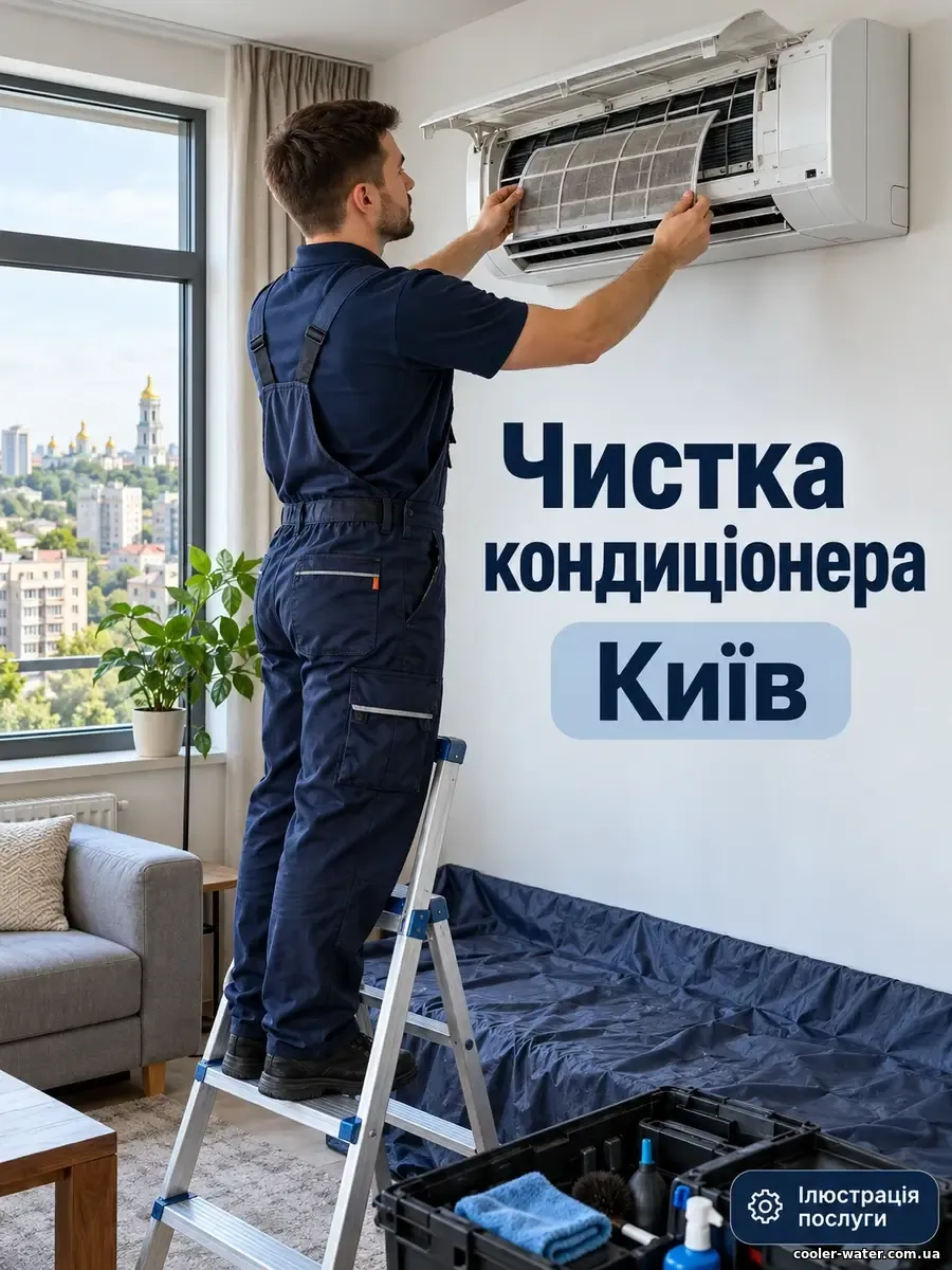Чистка кондиціонера у Києві - ілюстрація послуги