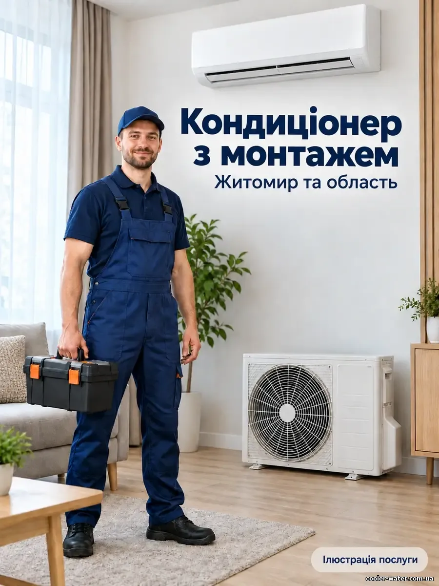 Кондиціонер з установленням у Житомирі та області - ілюстрація послуги