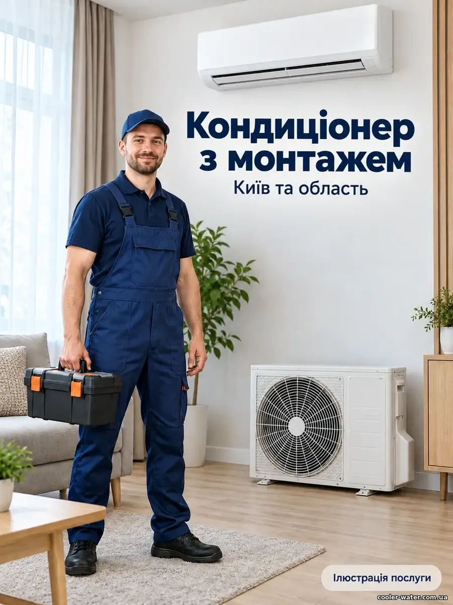 Кондиціонер з установленням у Києві та області - ілюстрація послуги