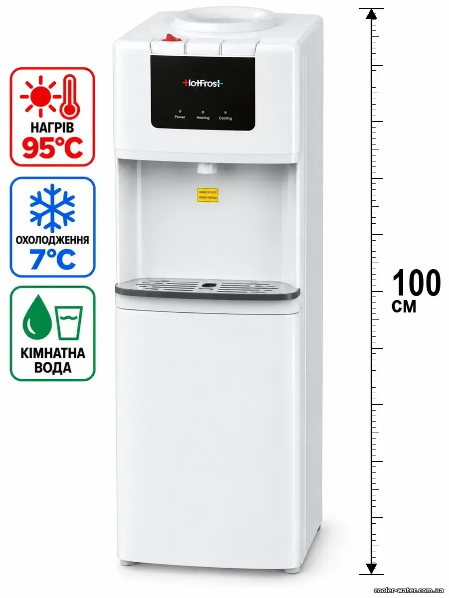 Візуалізація HotFrost V8020, висота корпусу 100 см