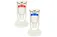 Візуалізація комплекту білих кранів HotFrost V161, V208 та Crystal YLR-208 за власними фото