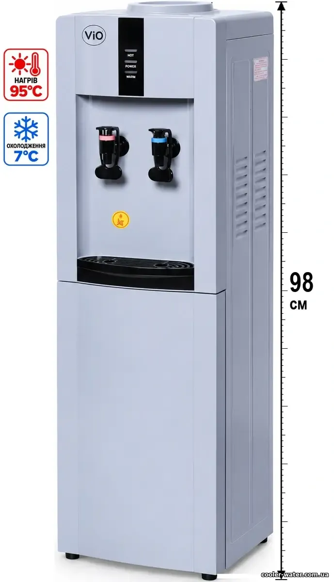 Кулер для води ViO X172-FCC Gray