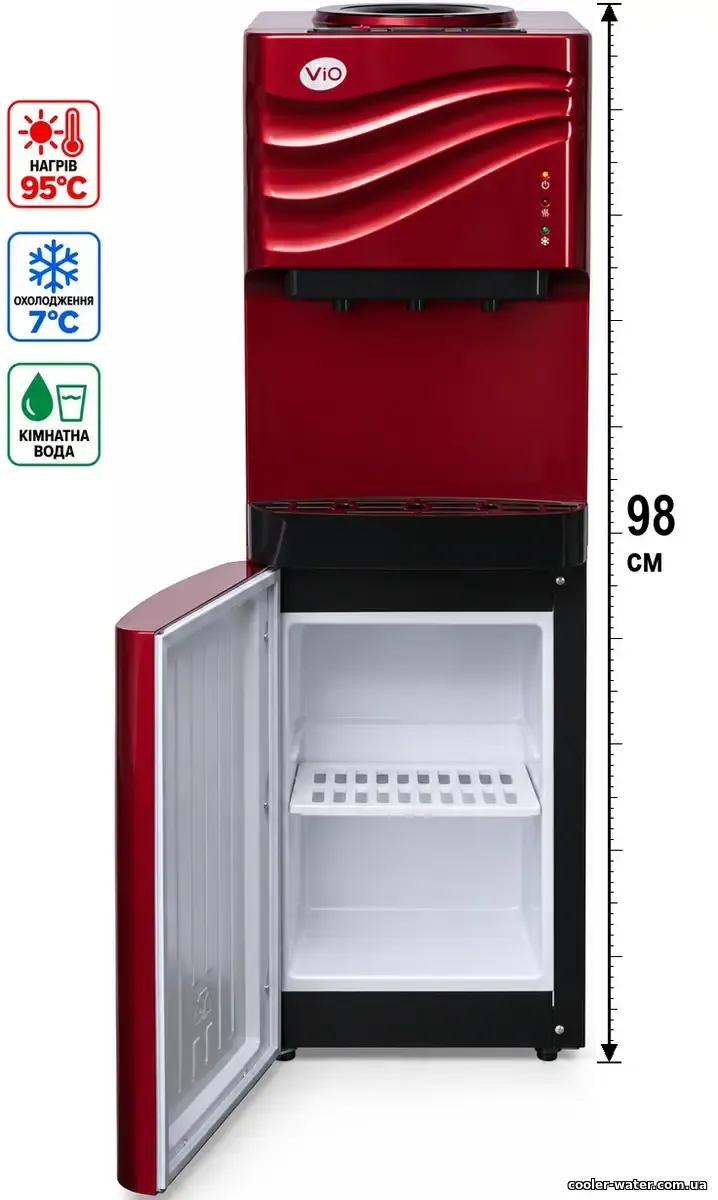 Кулер для води ViO X903-FCC Red