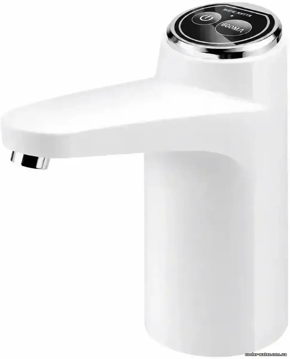 Акумуляторна помпа Clover K15 White зі сріблястою верхньою панеллю