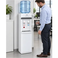 ViO X725-FEC White, офісний інтер’єр, натискання нижнього важеля (візуалізація)