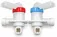 Комплект кранів HotFrost V152 та V152 BST - гарячий і холодний, 2 шт.