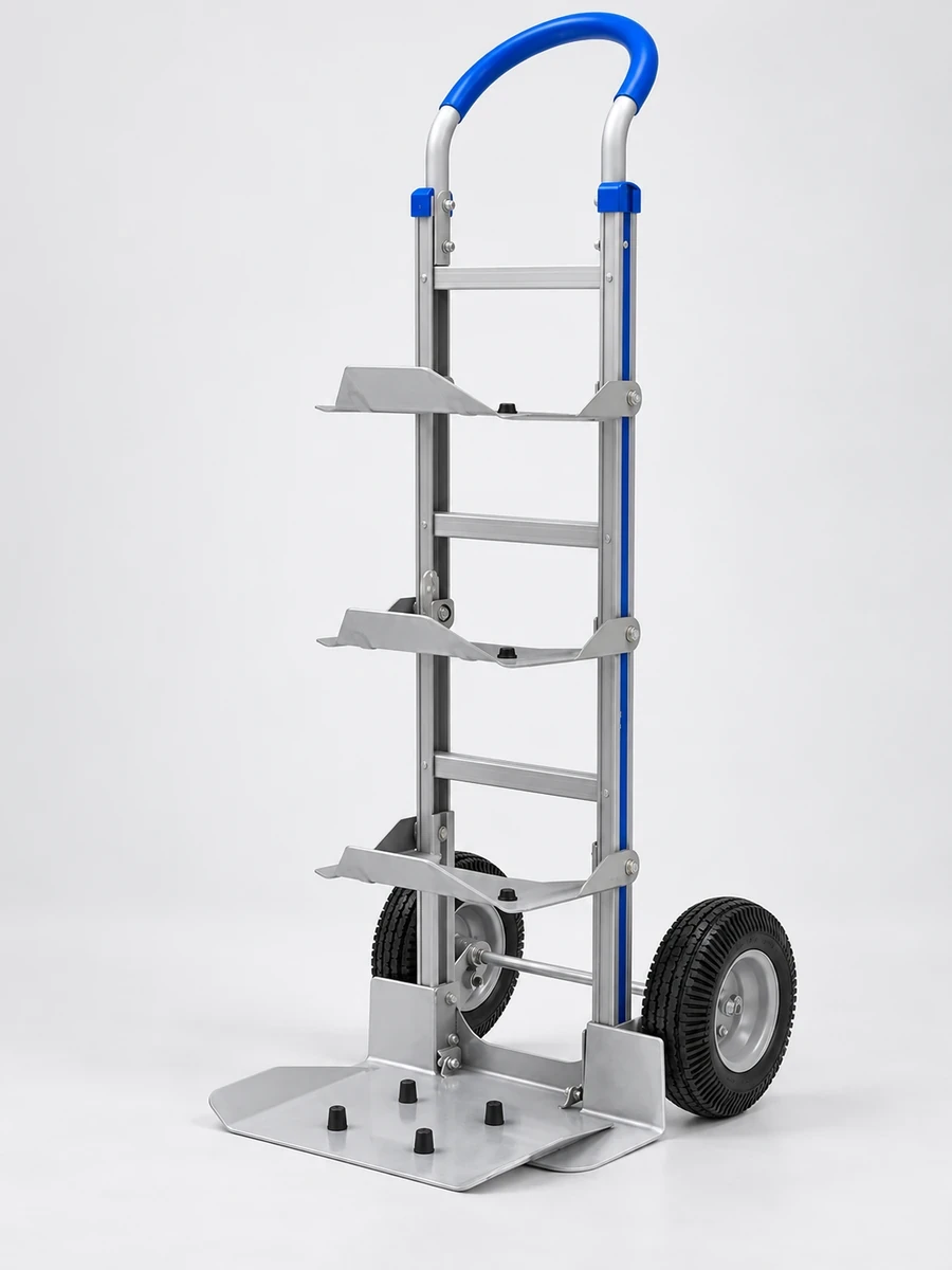 ViO HT-6BA — студійна ілюстрація алюмінієвого візка для бутлів