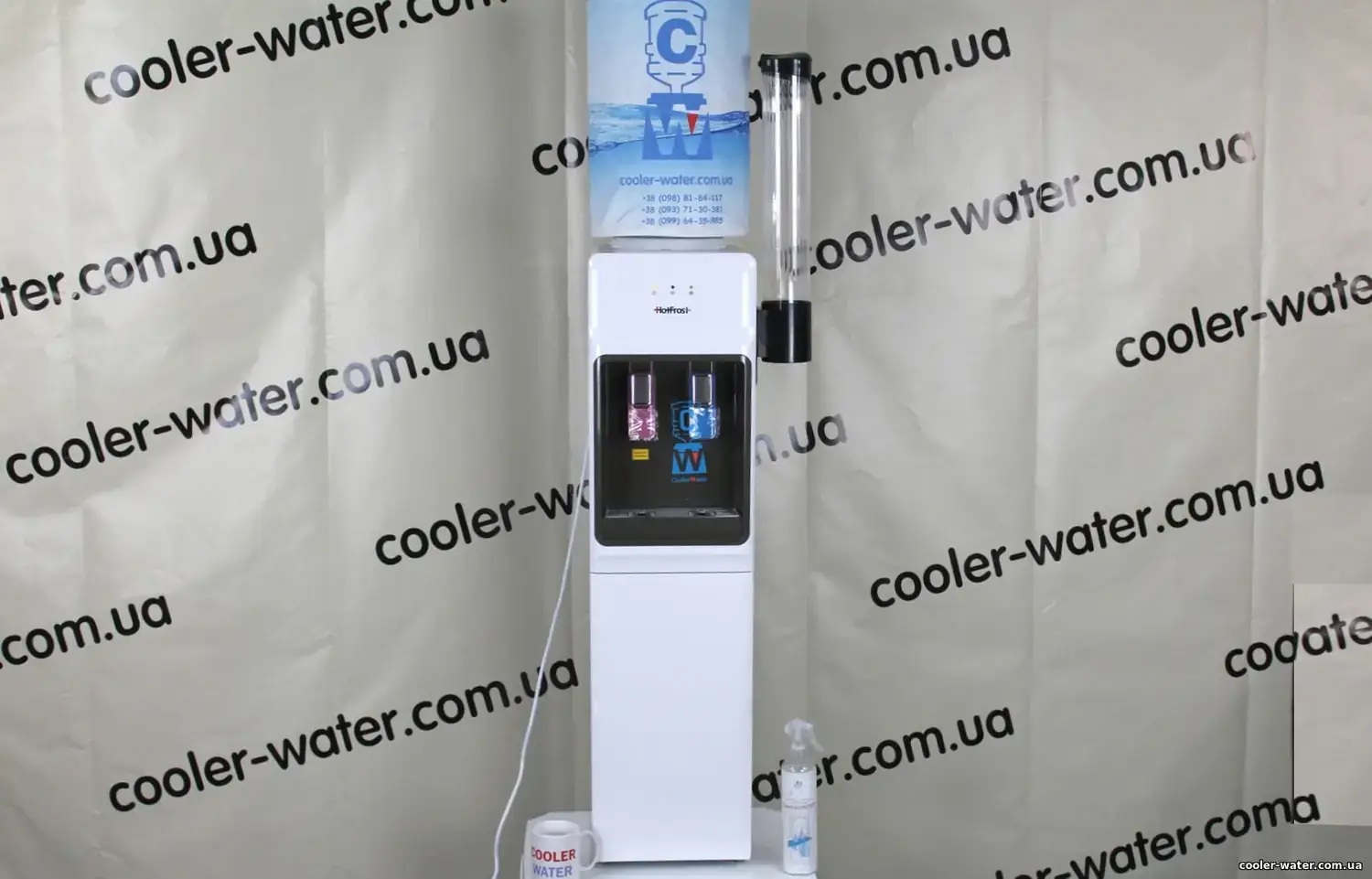 Кулери для води HotFrost V1133 і V1133CE: подача води та встановлення бутля, фото 16 з 23