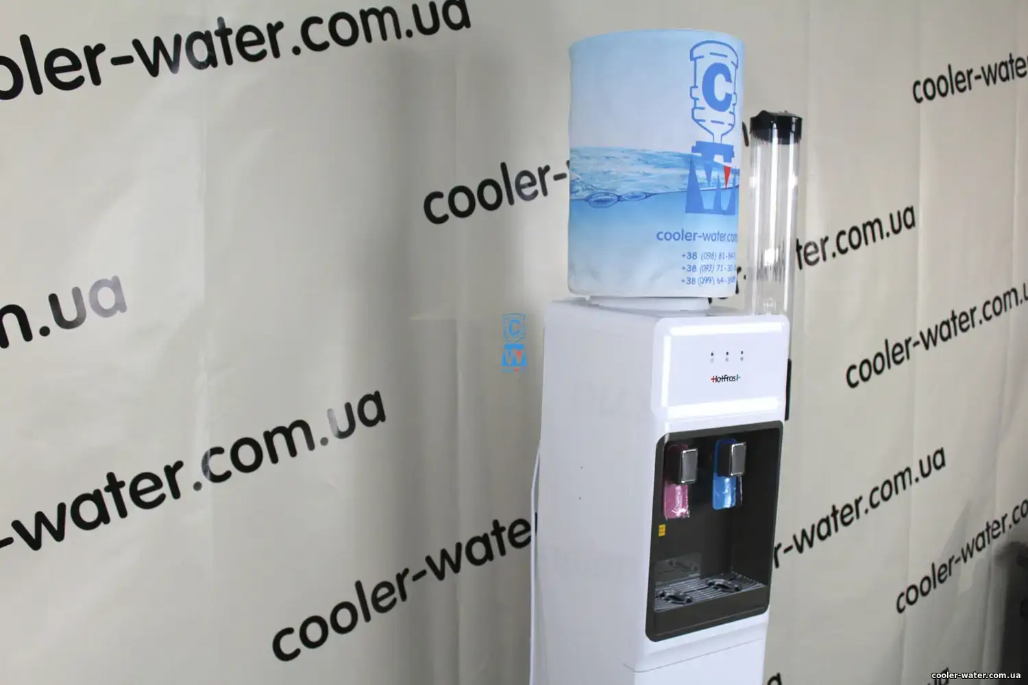 Кулери для води HotFrost V1133 і V1133CE: подача води та встановлення бутля, фото 19 з 23