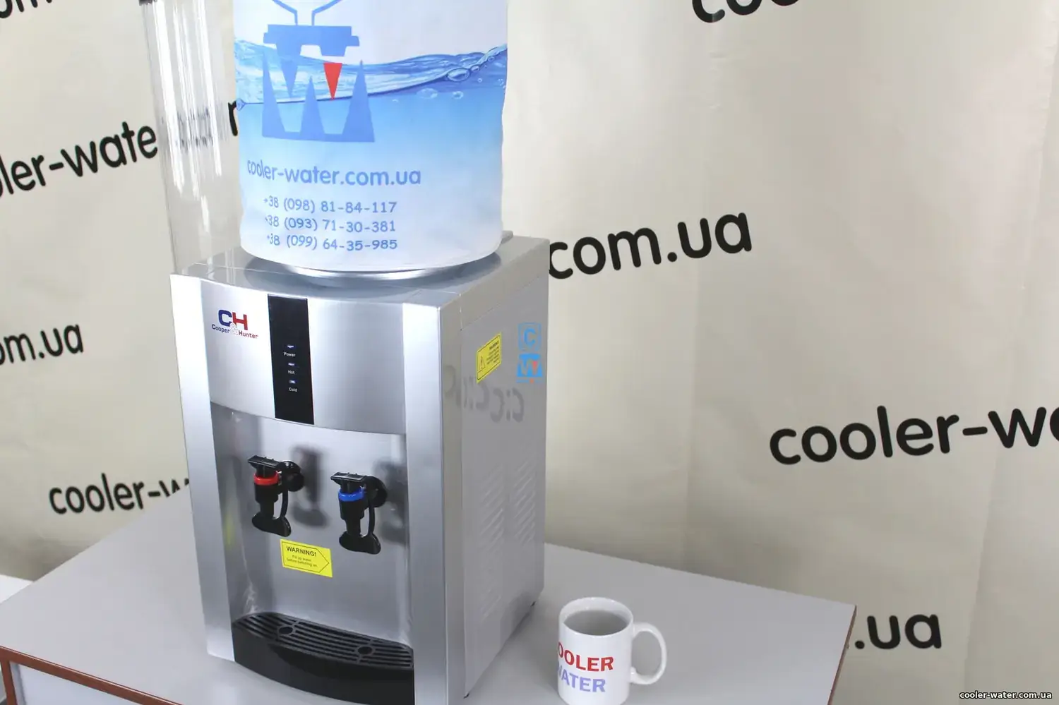 Кулер для води Cooper&Hunter H1-TE: встановлення бутля, корпус і пакування, фото 21 з 23