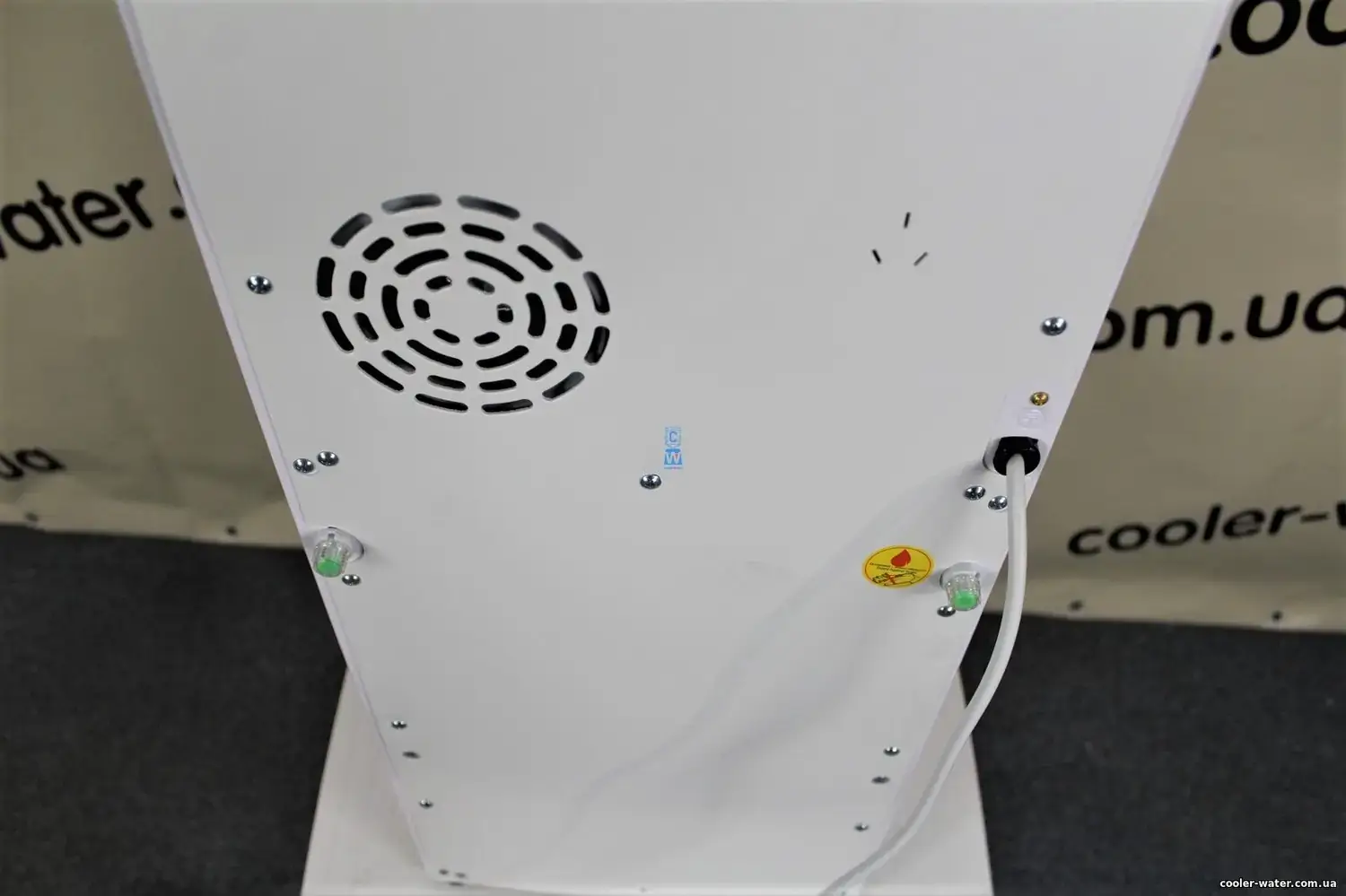 Кулер для води ABC V170E: задня панель і маркування, фото 21 з 36