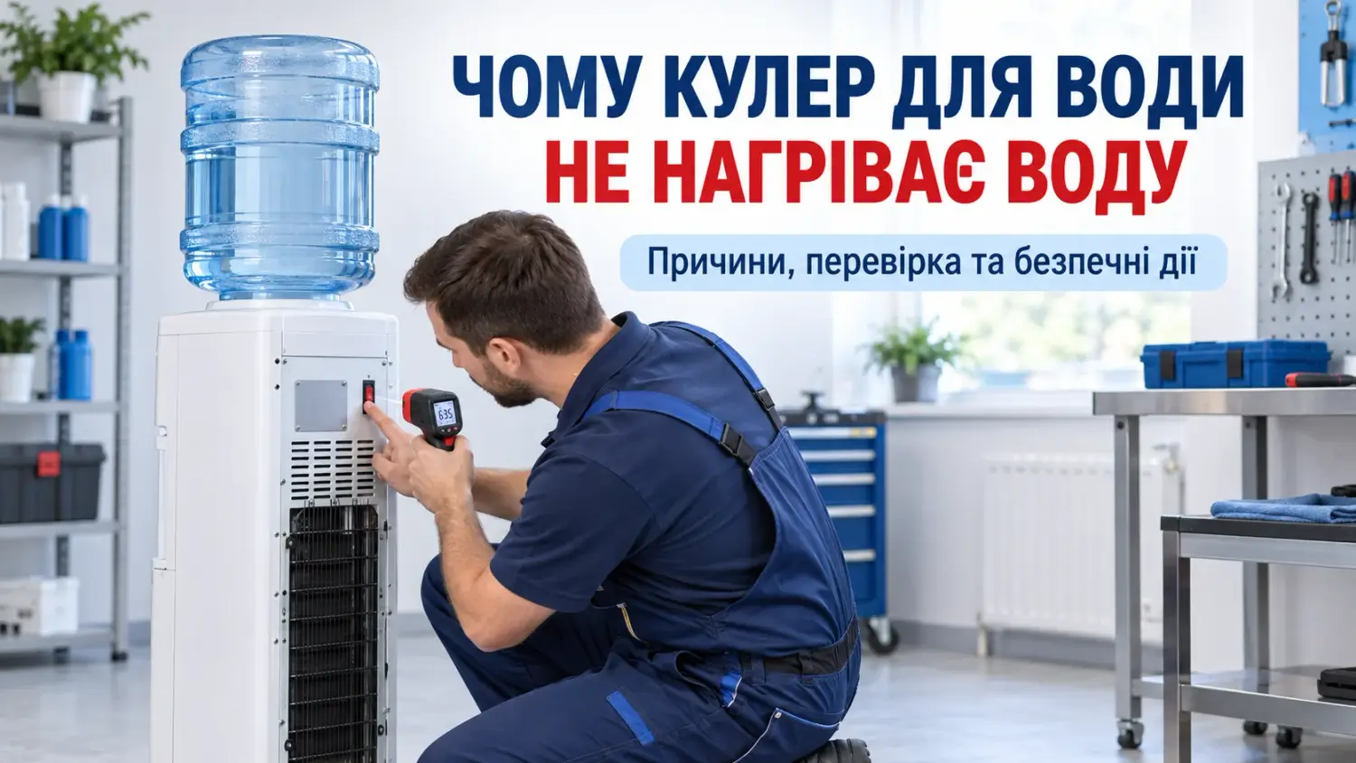 Кулер для води не нагріває воду — 6 можливих причин