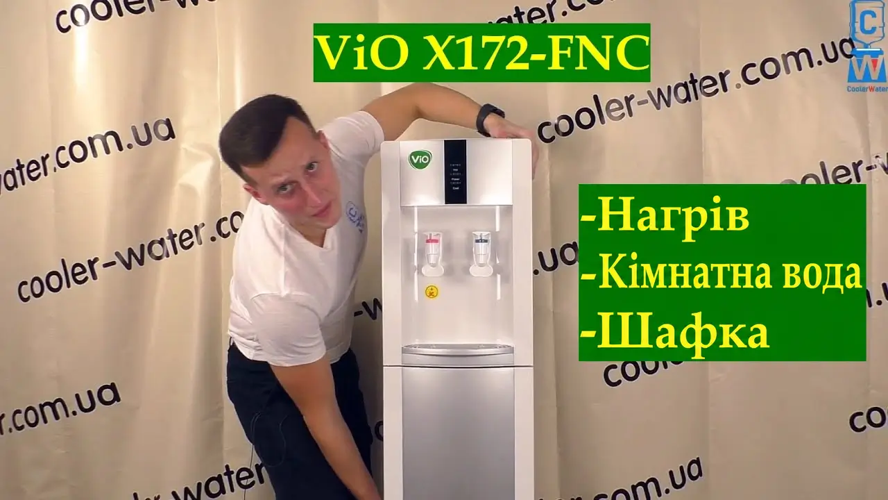 Відеоогляд кулера ViO X172-FNC — обкладинка CoolerWater