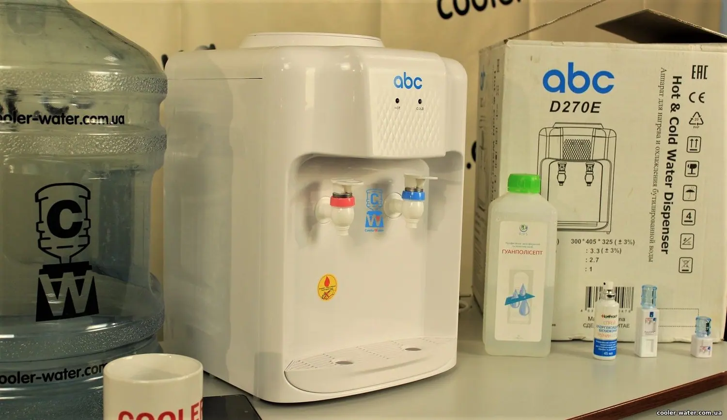 Кулер ABC D270E спереду Кулер ABC D270E спереду