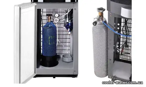 Балон і підключення системи газування