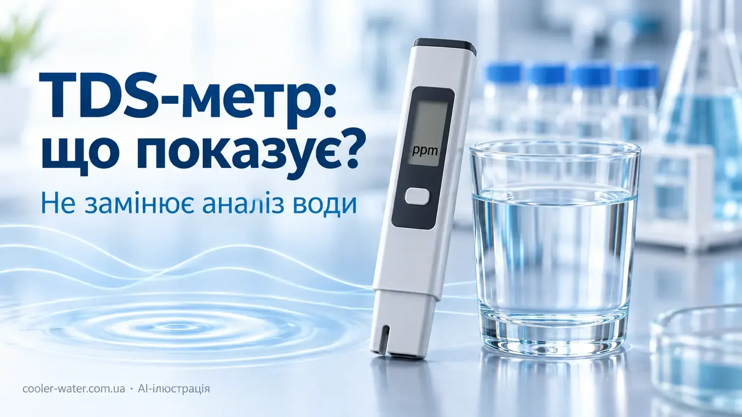 TDS-метр: що показує і чого не визначає