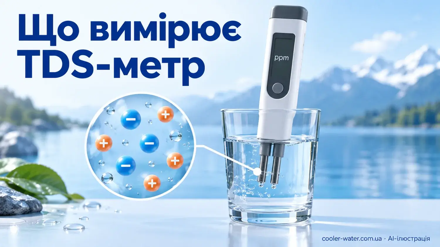 Що вимірює TDS-метр