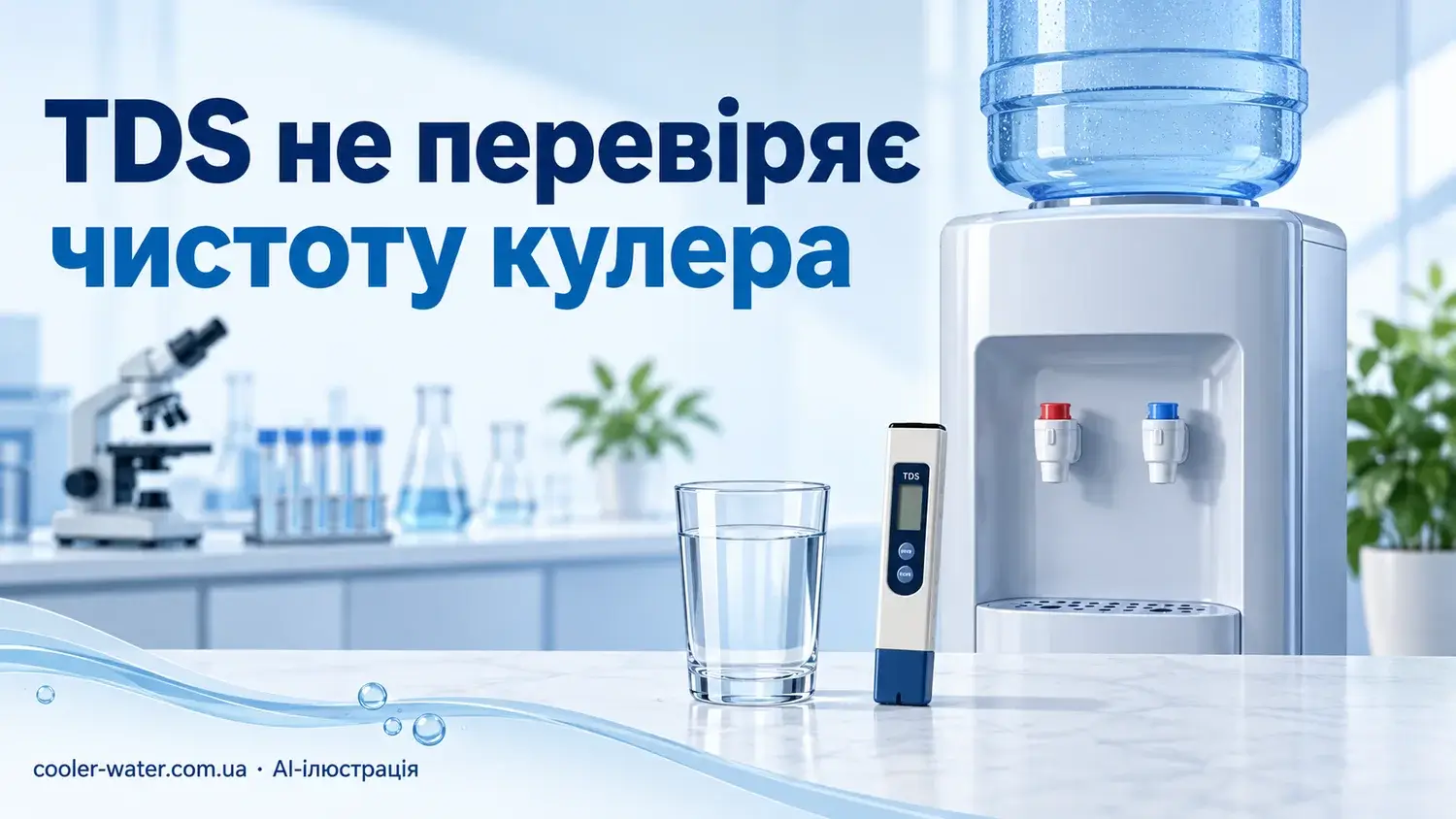 TDS не перевіряє чистоту кулера