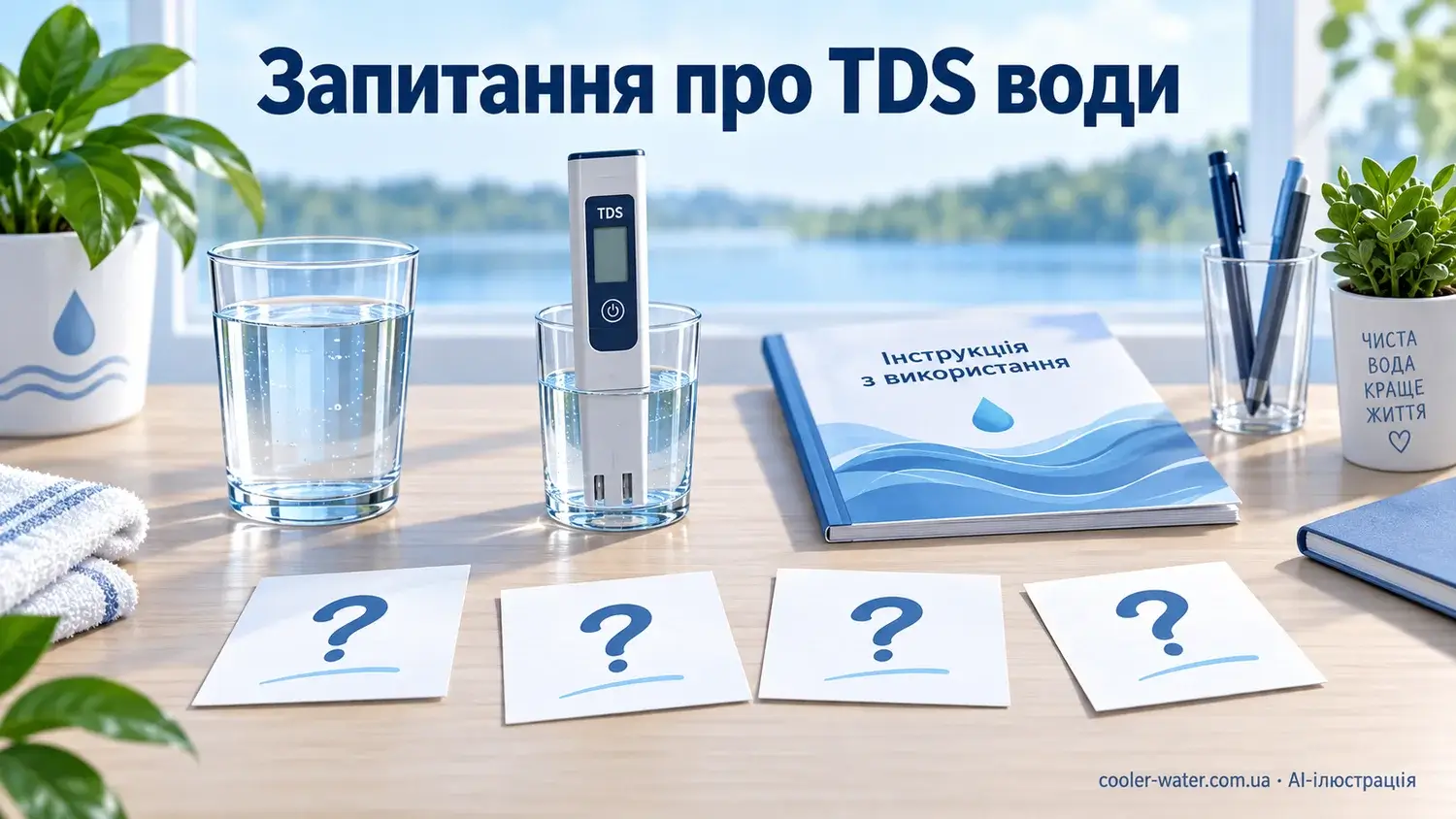 Запитання про TDS води