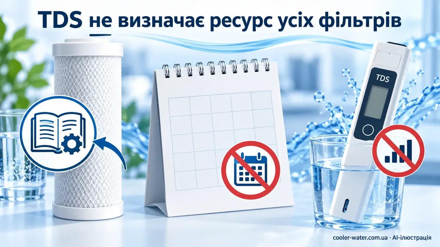 TDS не визначає ресурс усіх фільтрів