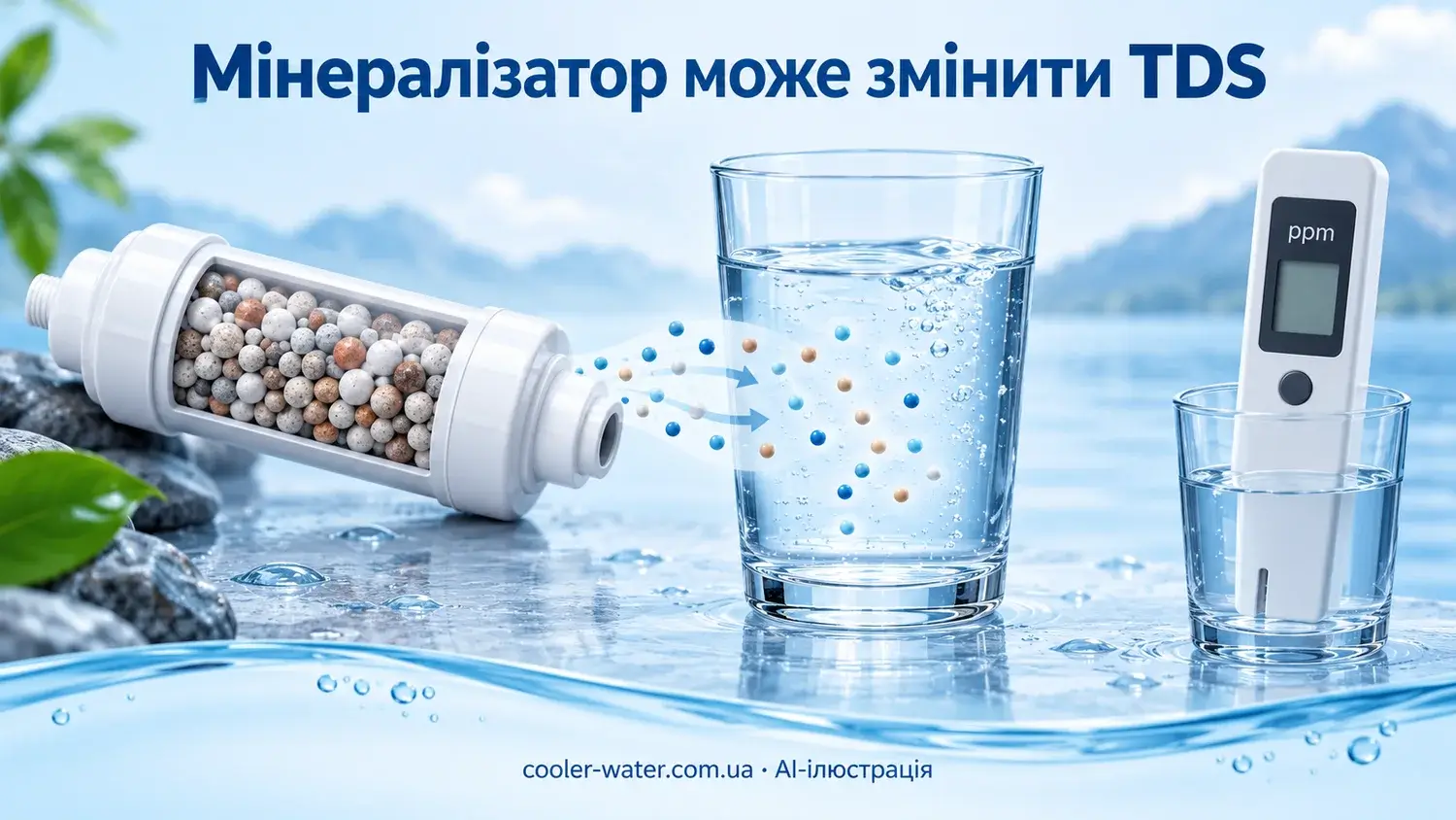 Мінералізатор може змінити TDS